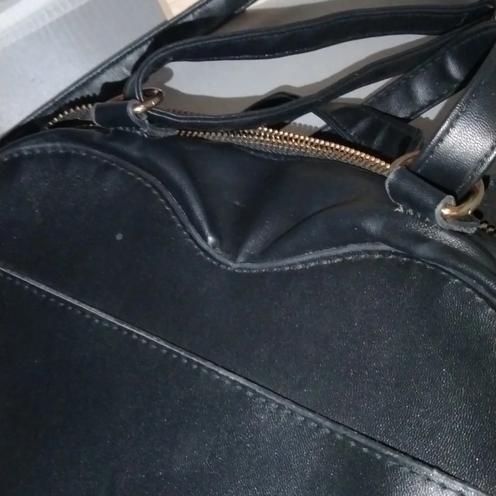 Black batwing goth punk purse backpack - Picture 10 of 11